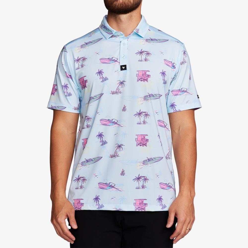 Men's Graphic Golf Polo Shirt